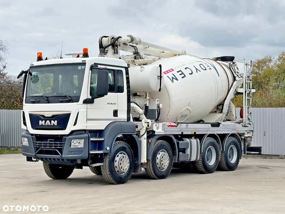 MAN TGS 35.400 * POMPOGRUSZKA 25,5 m / 8x4 + PILOT - 2