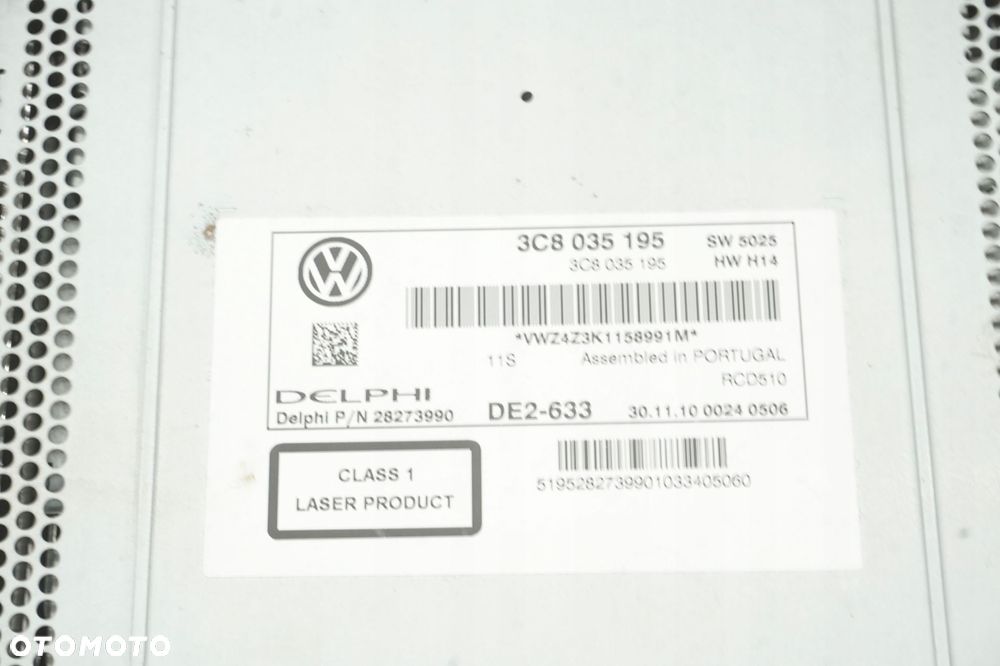 VW TIGUAN 5N RADIO CD NAWIGACJA 3C8035195 - 2