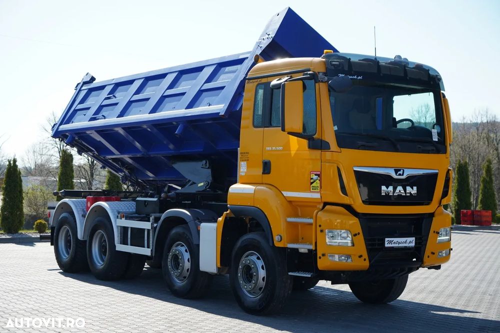 MAN TGS 35.500 / 8x4 / BASCULANTE / HYDROBURTA / BORDMATIK / NAVI / 2019 - 11
