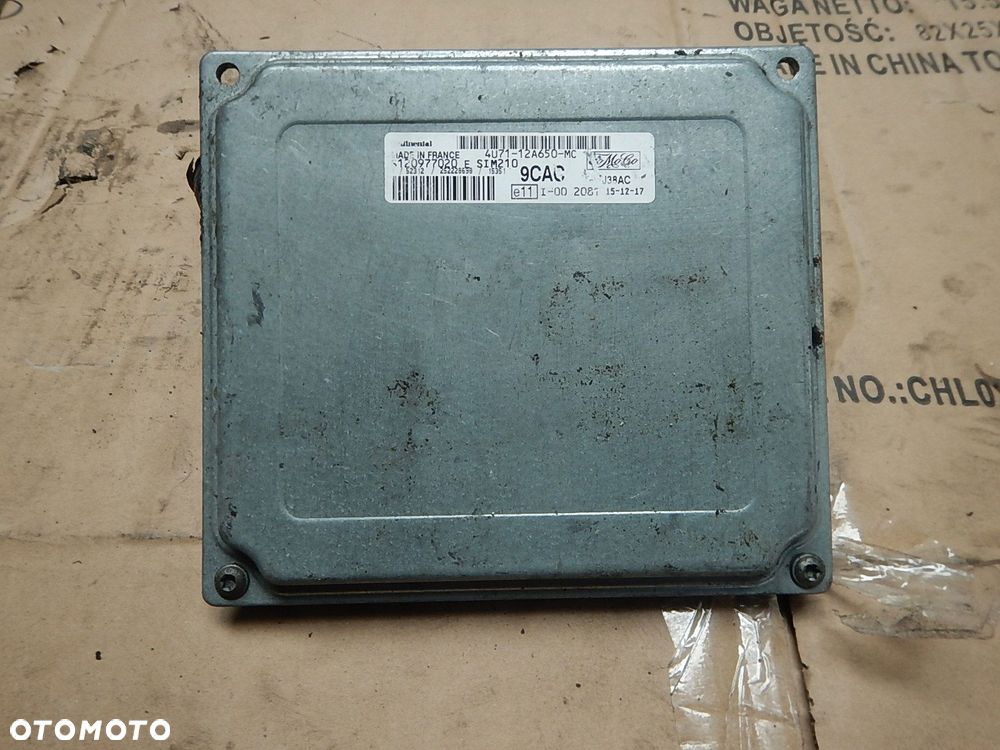 sterownik komputer ford fiesta sim210 4u71-12a650-mc 9cac - 1