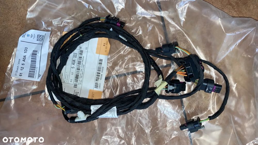 BMW G30 WIĄZKA ZDERZAKA POD CZUJNIKI PARKOWANIA 6PDC TYŁ 5A0A1D3 NOWA - 2
