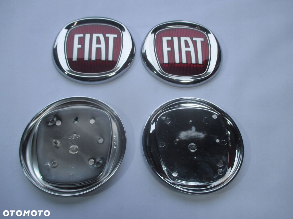 emblemat znaczek logo fiat ducato tył 120mm 12 cm oryginał nowy ! - 2