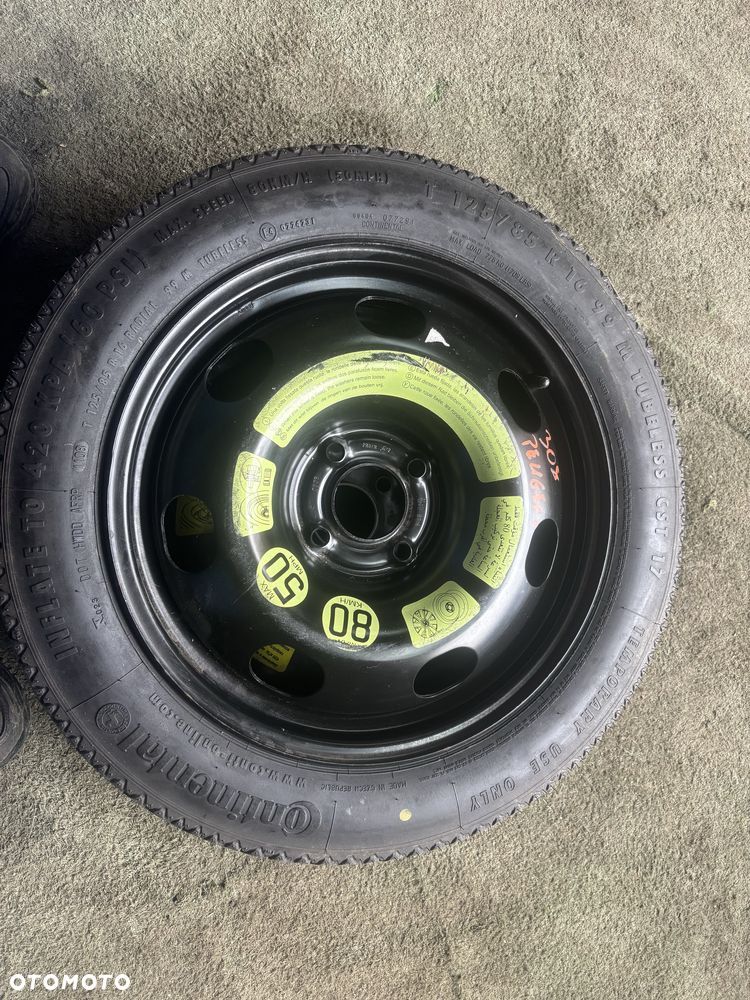 Koło dojazdowe 4x108 65,1 citroen peugeot 125/85R16 99M zapasowe - 1