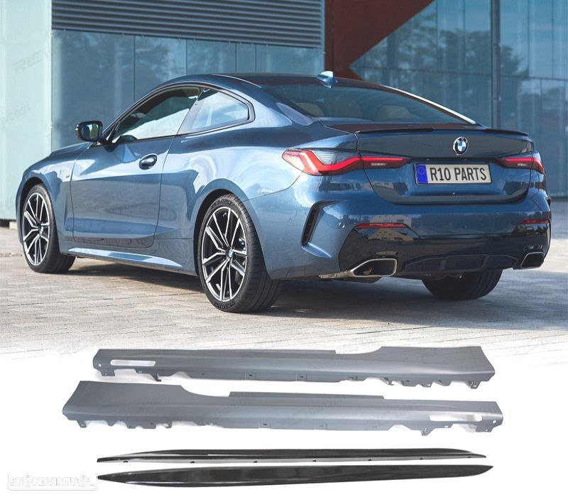 EMBALADEIRAS BMW G22 G23 20- LOOK M PERFORMANCE LUZ AMBIENTE - 1