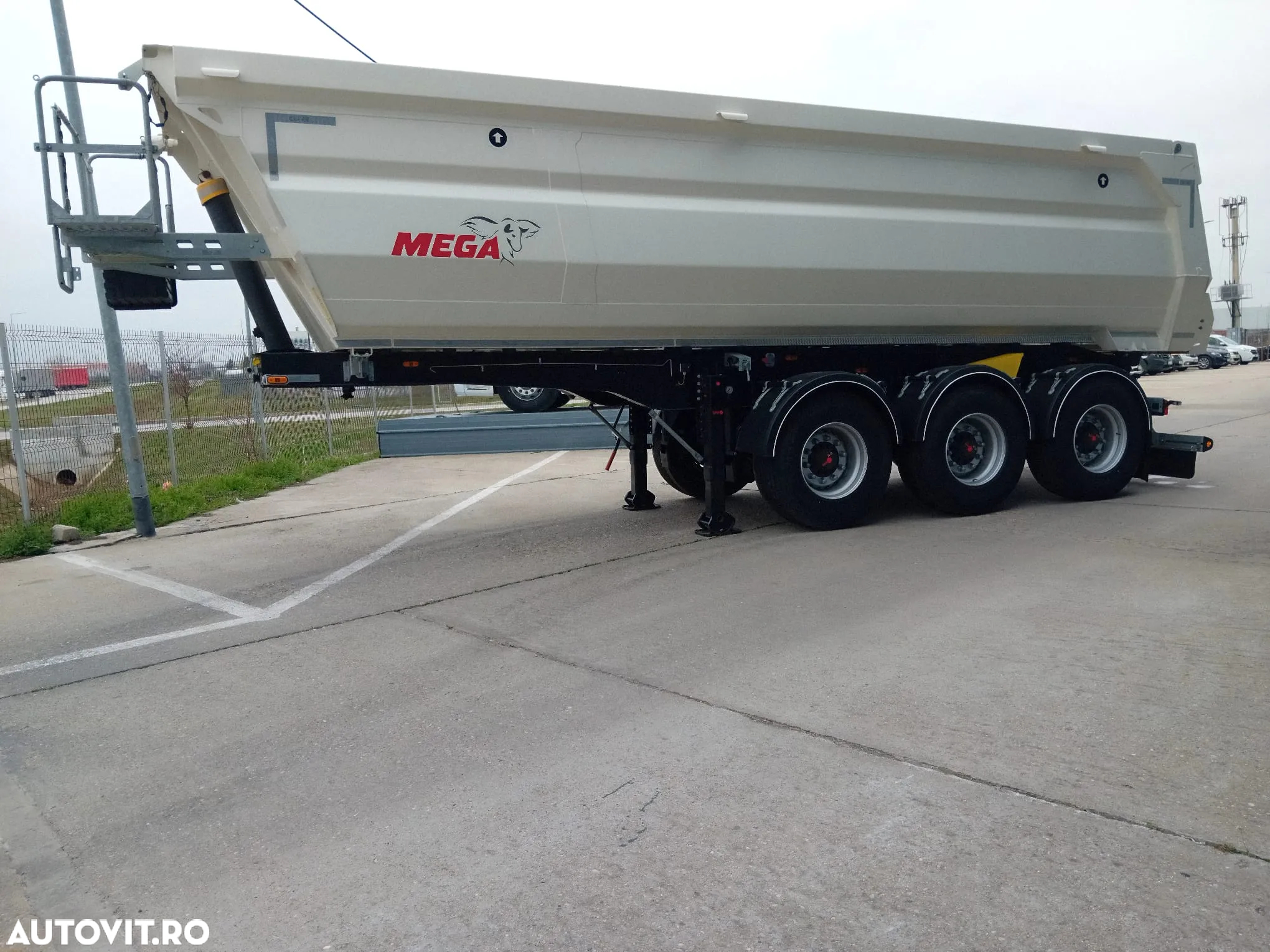 Mega 28m3 BASCULABILA,BALAST,HARDOX–NOUA/TOP! - 6