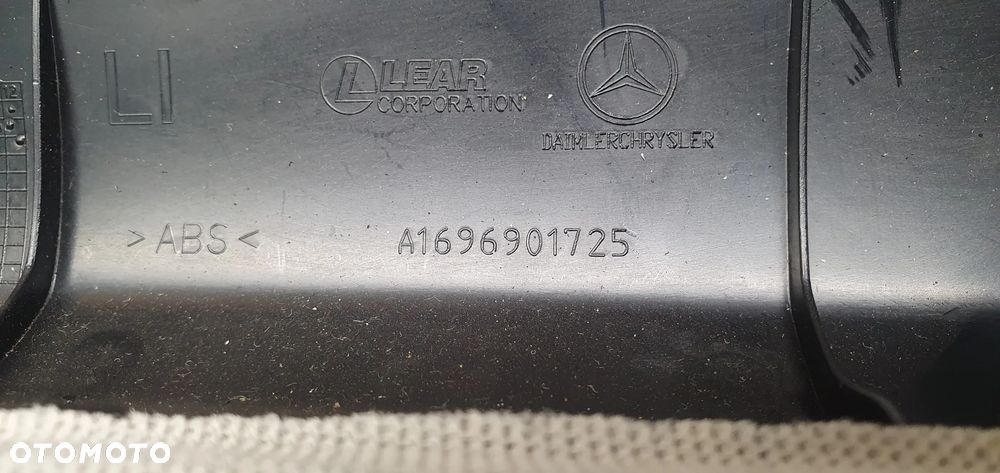 Osłona poszycie słupka lewy przód Mercedes A-Klasa W169 A1696901725 - 6