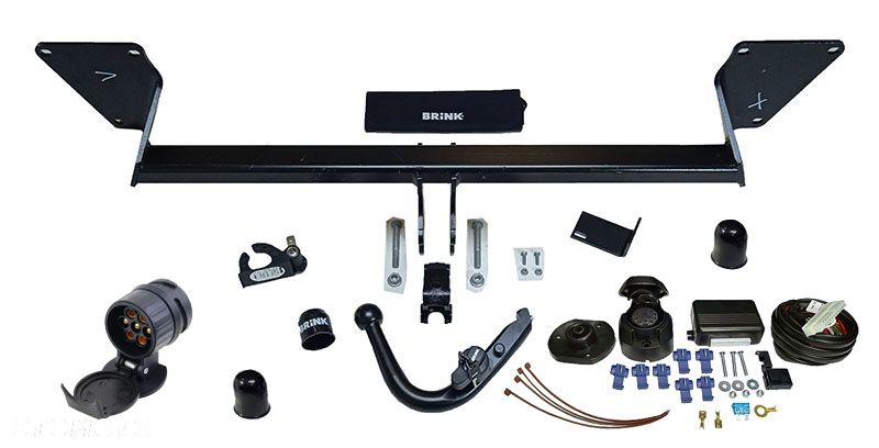 AUTOMAT VERTICAL NOWY HAK HOLOWNICZY+MODUŁ13PIN7P MINI COOPER COUNTRYMAN 1 I R60 2010+ - 4