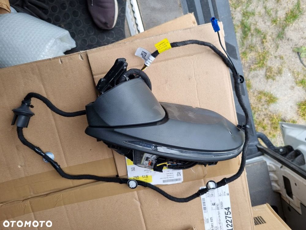 AUDI A6 C8 4K1 LUSTERKO LUSTRO PRAWE 15 pin pinów kamera 4K1857410J