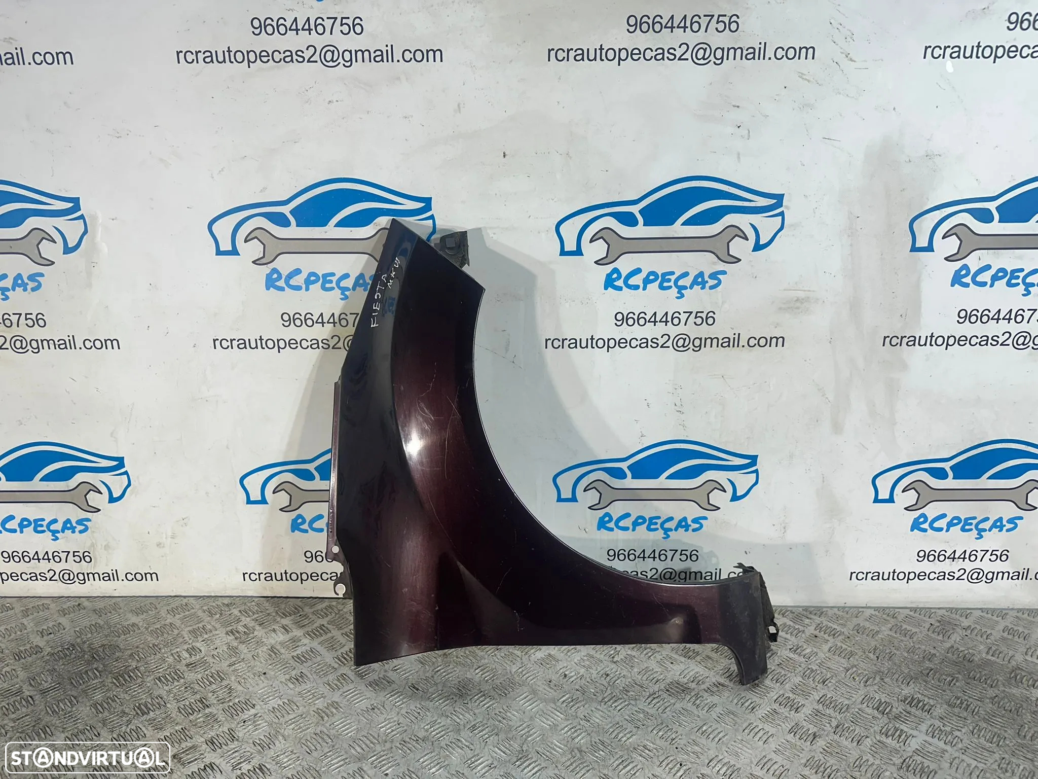 Conjunto Guardalamas Esquerdo Direito Ford Fiesta MK6 VI 6 2008 - 2017 - 5