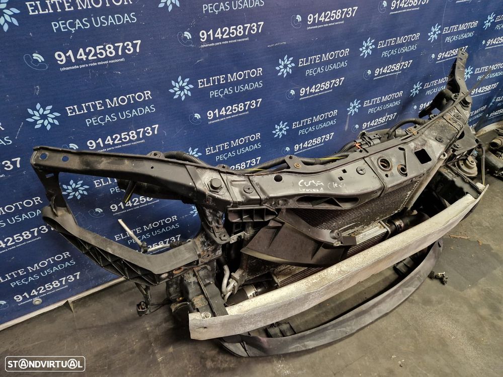 Frente de fibra usada OPEL CORSA D 1.3 CDTI radiadores reforço - 3
