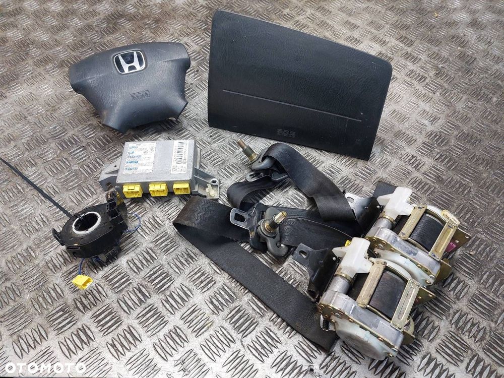 ZESTAW AIRBAG PODUSZKI MODUŁ PASY CIVIC VII 1.7 B 77960-S5P-G911-M1 - 1