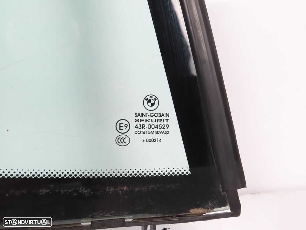 Vidro fixo Porta Direito/Trás Usado / Original BMW X3 (F25) 51357205600 - 3