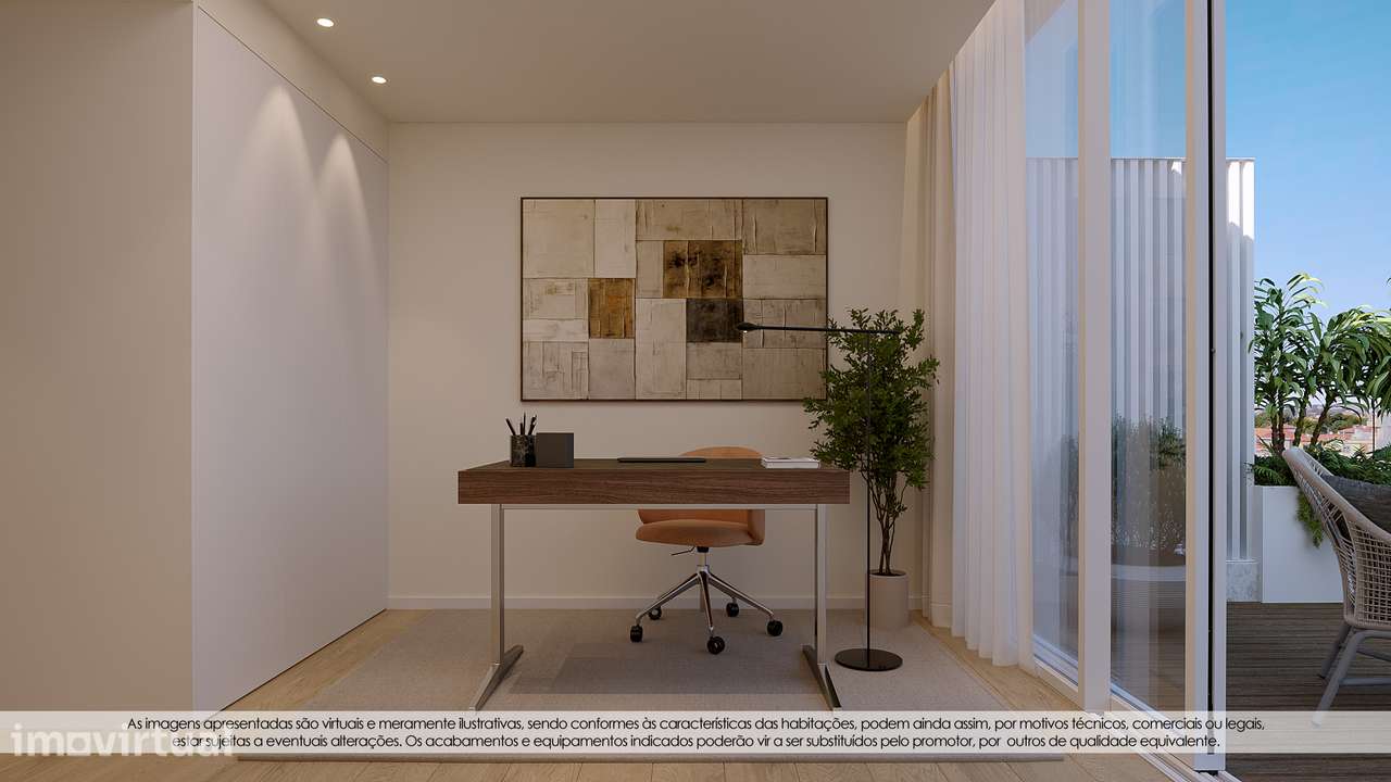 Apartamento T3 DUPLEX Novo c/ Lugar de Garagem em Canidelo - Grande imagem: 4/31