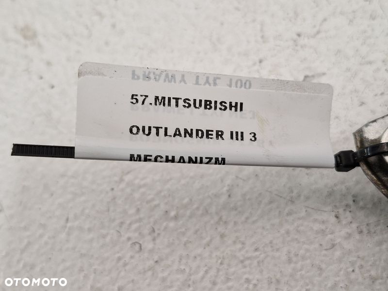 OUTLANDER 3 III MECHANIZM PODNOŚNIK SZYBY DRZWI PRAWY TYŁ TYLNY SILNICZEK - 5