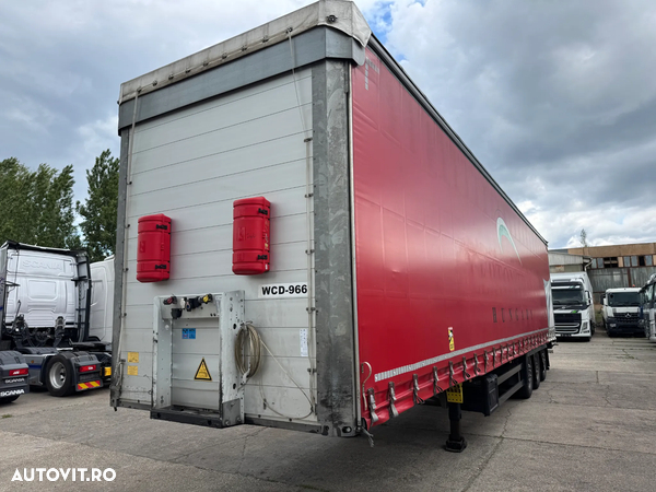 Schmitz Cargobull mega, liftanta, anvelope noi /55, ALCOA, scanduri aluminiu, finantare