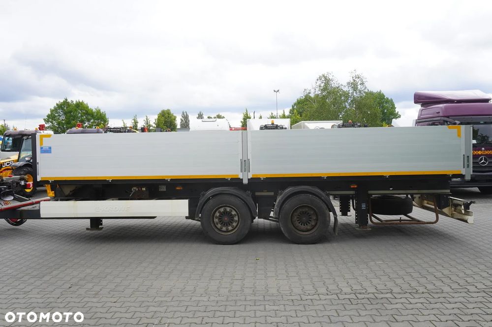 Krone Przyczepa budowlana / Burtowa 18 palet / NOWA ZABUDOWA / 2 szt - 5