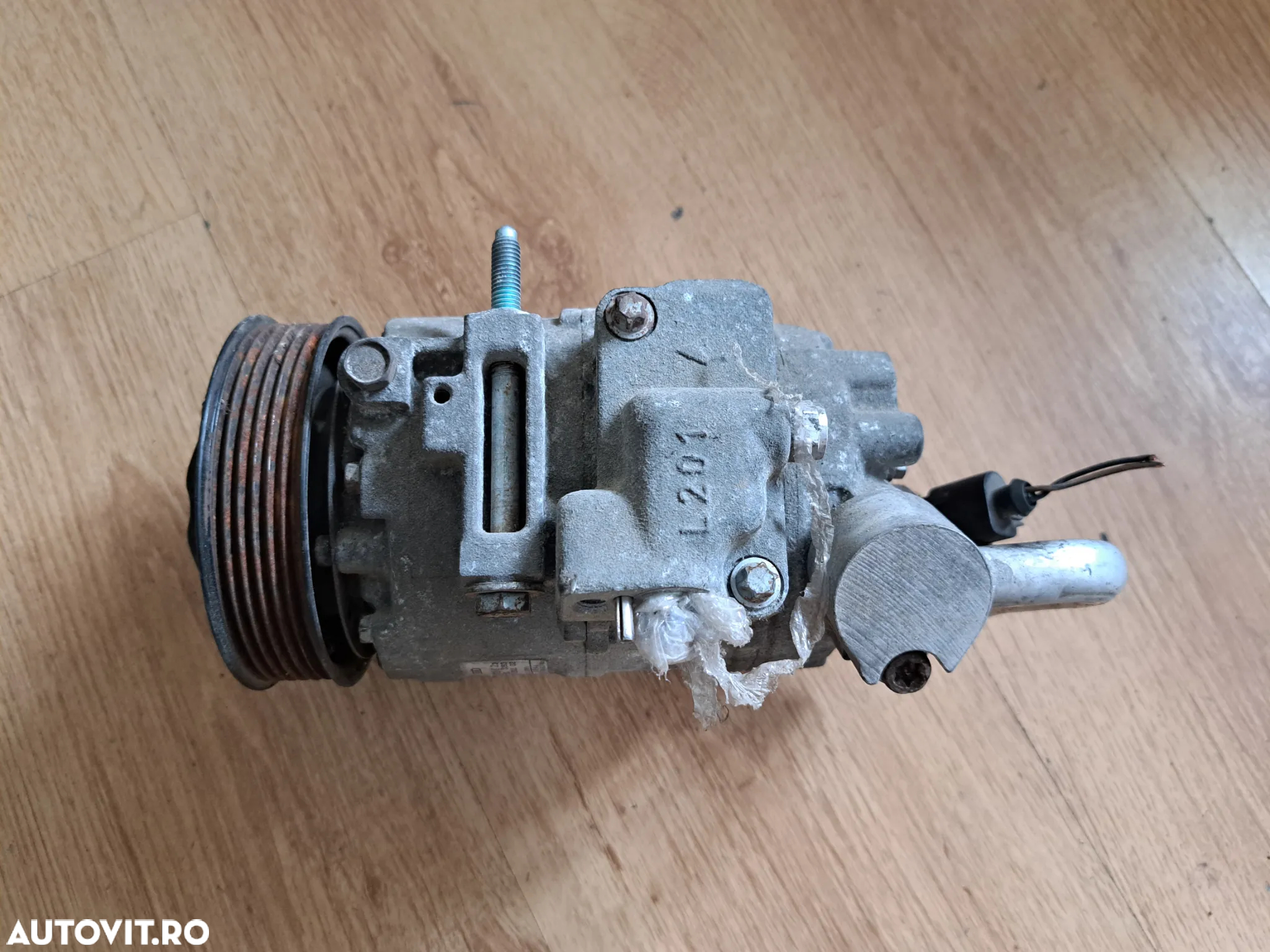 Compresor clima ac aer conditionat Denso 6pk original VW Polo Seat Ibitza Cordoba Skoda Fabia Roomster 1.0 1.2 1.4 1.6 1.8 1.9 2.0 tdi tsi fsi gti lpg - 7