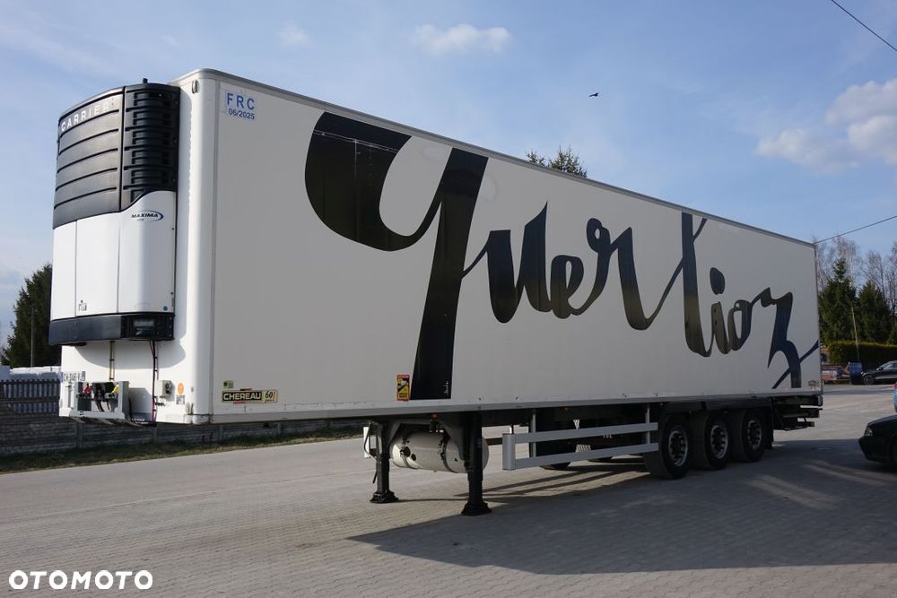 Chereau CHŁODNIA / CARRIER MAXIMA 1300 / OSIE BPW / OŚ PODNOSZONA / KOSZ NA  KOŁO ZAPASOWE - 1
