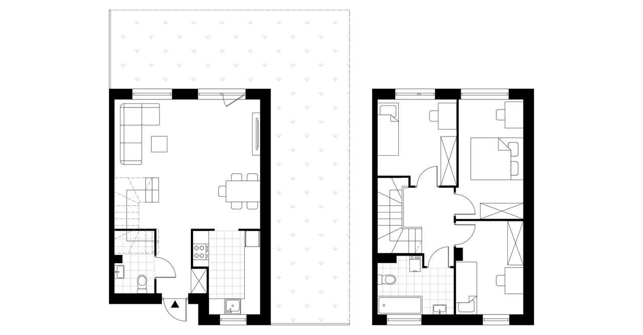4-pokojowy dom 82m2 + ogródek Bez Prowizji - Pełny obrazek: 4/11