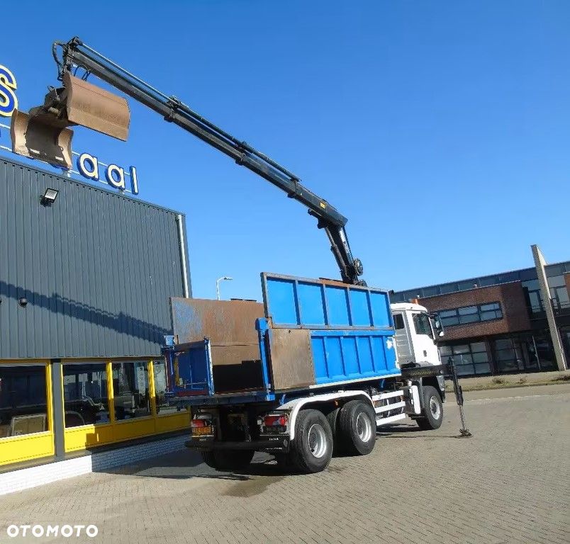 MAN TGS 26.400 6x6 – Wywrotka 3-stronna Meiller + Żuraw HIAB 166 E3 HIPRO – 429.222 km – Euro 4 - 35