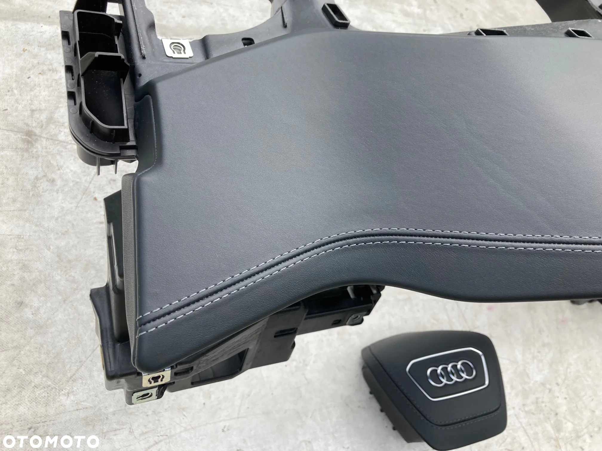 AUDI A6 S6 RS6 C8 A7 S7 RS7 4K DESKA KONSOLA KOKPIT PULPIT PÓŁKA PARAPET DASHBOARD LEATHER  Head Up Oryginał SKÓRA Okazja NOWA NEW NEU NEV - 5