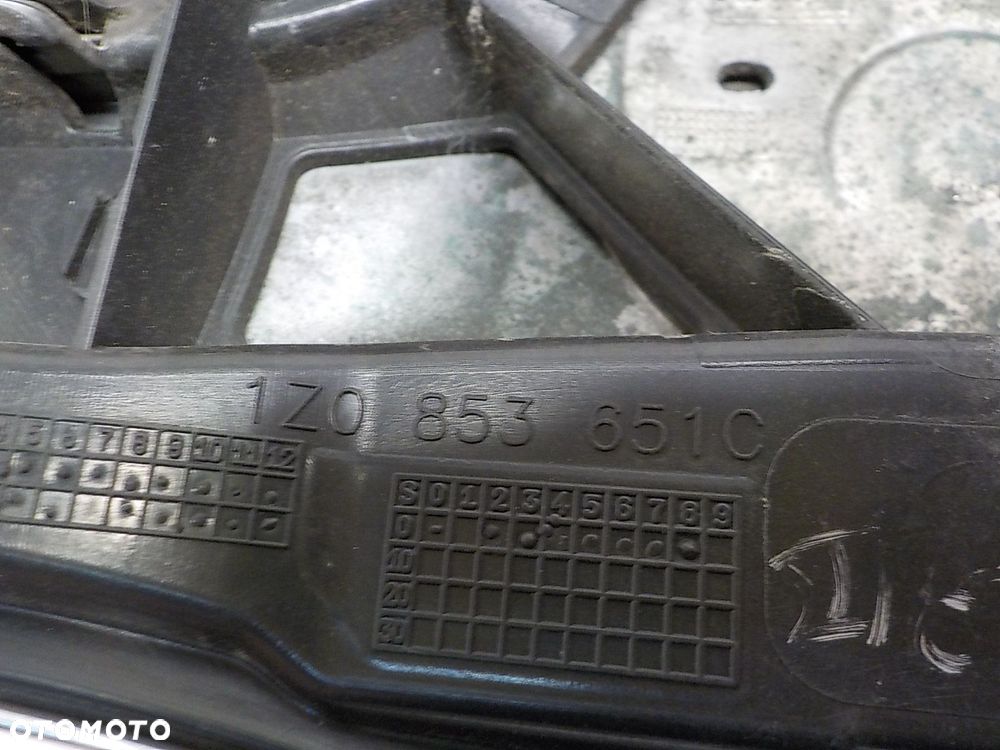 SKODA OCTAVIA II 1Z0 GRILL ATRAPA CHŁODNICY PRZÓD 1Z0853651C - 8