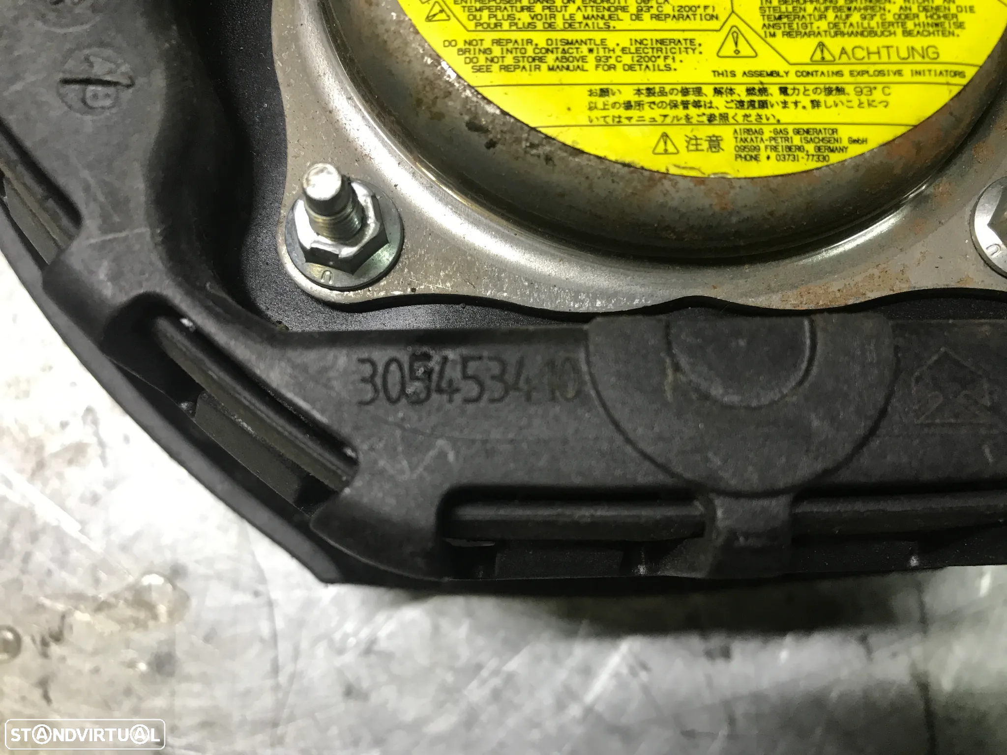 AIRBAG DO VOLANTE OPEL ASTRA H - 2 FICHAS - REF. 305453410 - 4