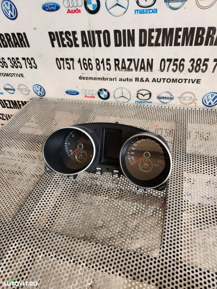 Ceasuri Bord Vw Golf 6 VI Diesel Automat Volan Stanga Europa Cod 5KJ - 3