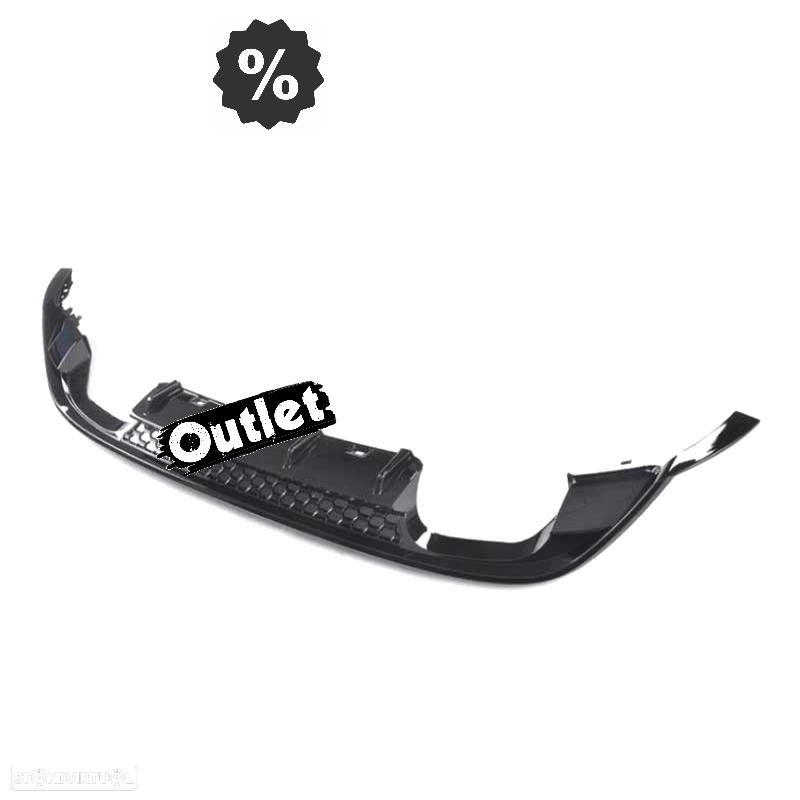 C012403C1 DIFUSOR PARA VOLKSWAGEN VW GOLF 7.5 17-20 LOOK R PRETO BRILHO - 7