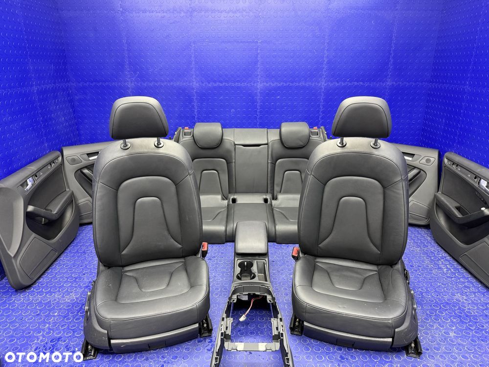 KOMPLET foteli kanapa boczki komplet AUDI A5 8T SPORTBACK oryginał OEM