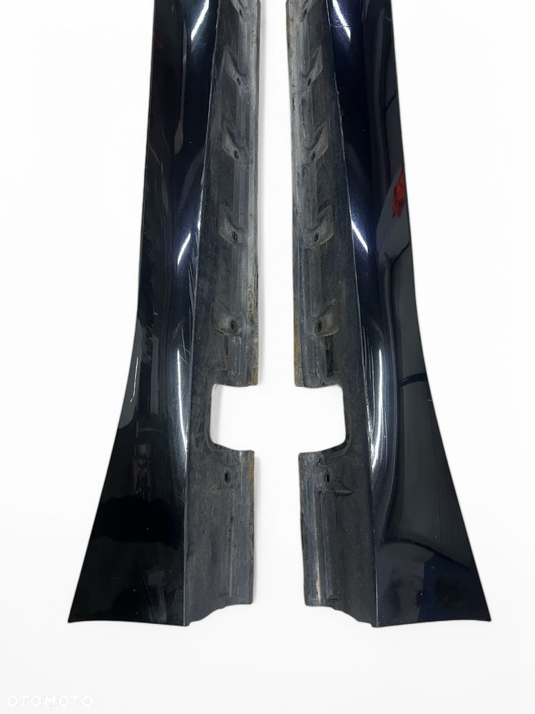 Nakladki progowe na progi lewa prawa listwa bmw z4 e85 e86 black sapph - 5
