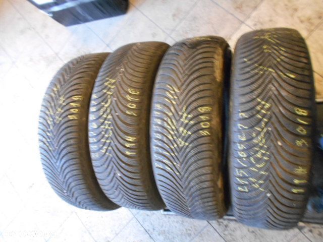 Opony 215/65r17 michelin alpin 5 7,6mm zima komplet