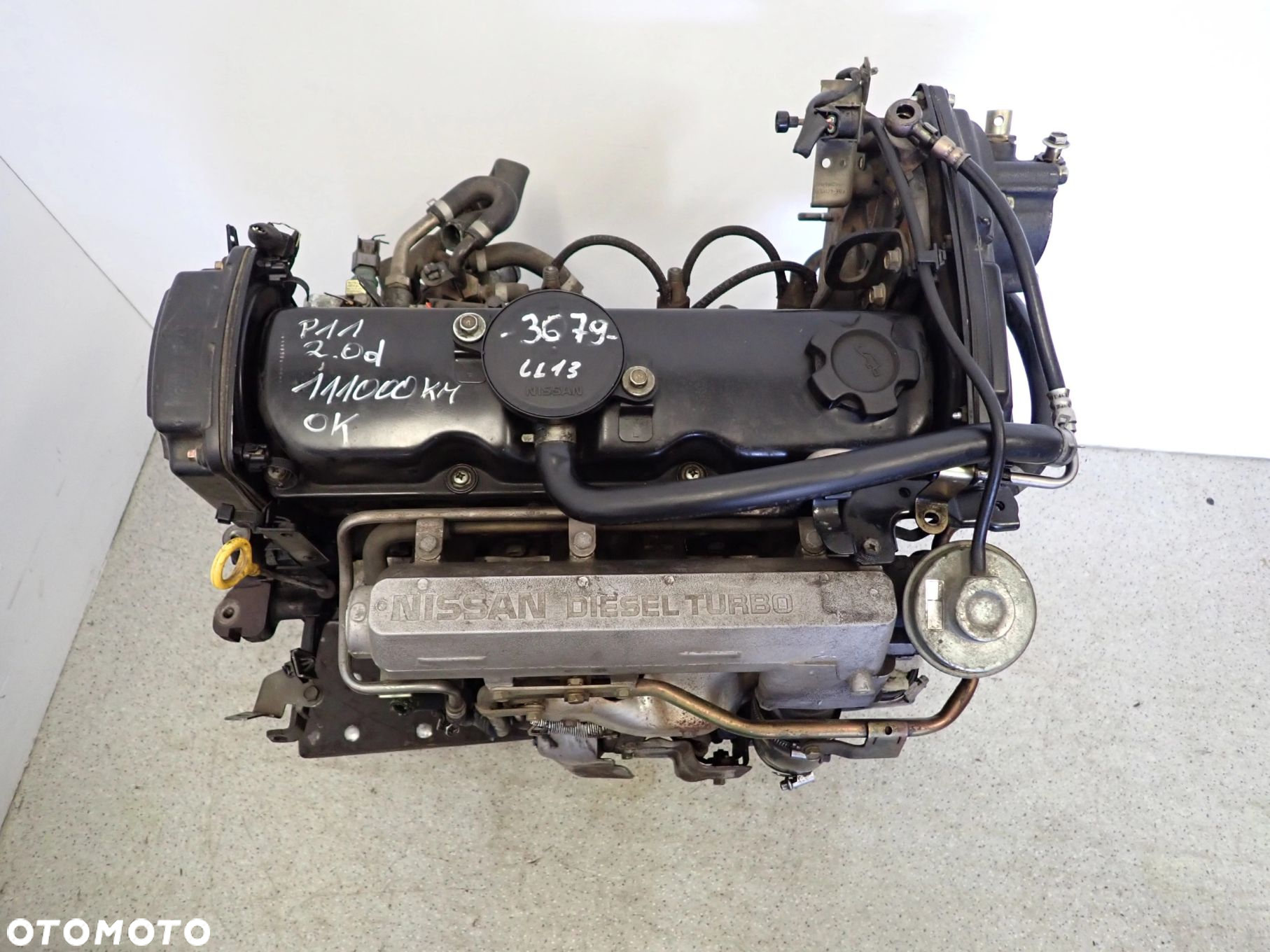 NISSAN PRIMERA P11 SILNIK MOTOR 2.0 TD DIESEL CD20 - 7