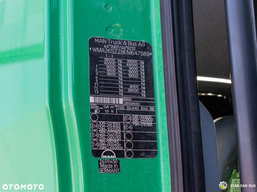 MAN TGS 33.440 6x4 PALFINGER PK 22002 EH HDS Żuraw Wywrotka Rotator - 27