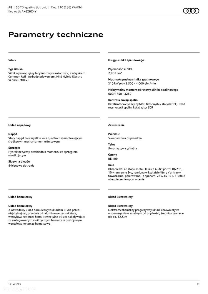 Audi A8 50 TDI quattro tiptronic - 38