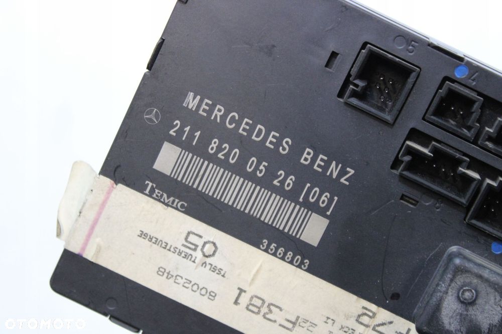 MERCEDES W211 MODUŁ DRZWI LEWY PRZOD 2118200526 - 6