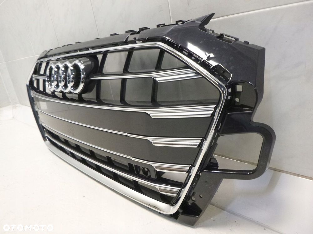 AUDI A4 B9 LIFT GRILL ATRAPA CHŁODNICY ZNACZEK CHROM / CZARNY PDC ORYGINAŁ - 9