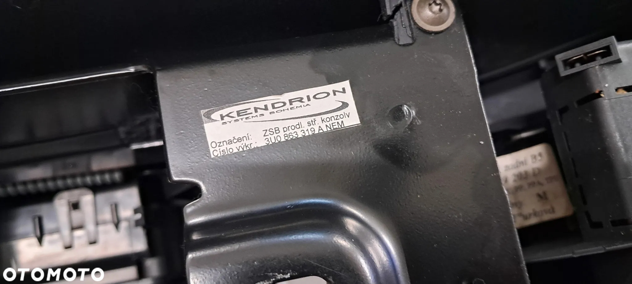 Podłokietnik Welurowy Kompletny Skoda Superb I 3U0863319A - 12
