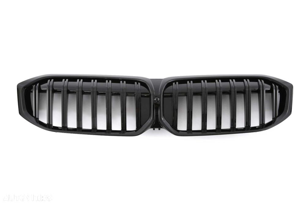 Grila Simpla Grile Nari BMW G20 G21 2022+ LCI Facelift, Negru Lucios - 2