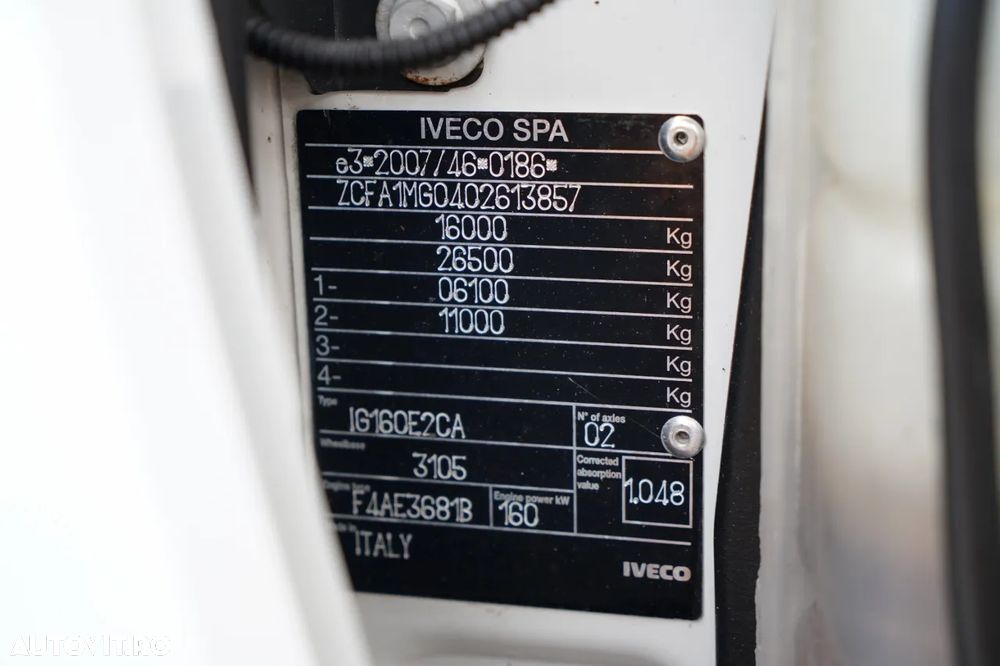 Iveco EUROCARGO 160 E22 / BASCĂLĂTOR 3 DIRECȚII / HIDRODOXIE LATERALĂ / BORDMATIC / EURO 5 EEV - 38