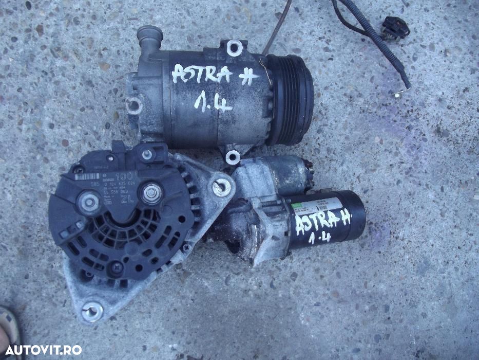 Alternator Opel Astra H 1.4 Tigra electromotor Astra h 1.4 compresor - 1