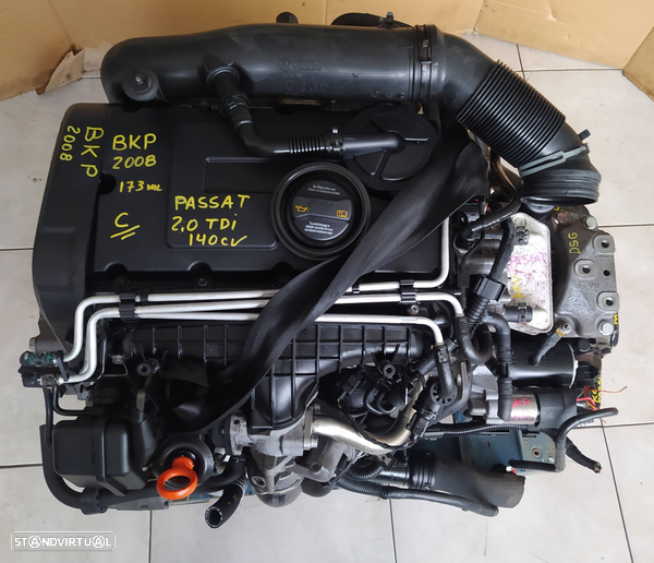 Motor vw passat 2.0TDI 140cv BKP caixa automatica DSG KCU