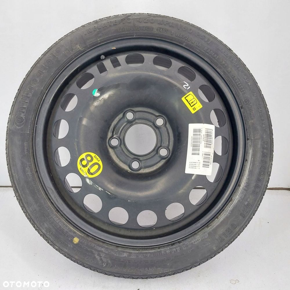 Koło dojazdowe Dojazdówka 16 5x110 Opel Vectra C, Astra H 115/70R16 B2139 - 1