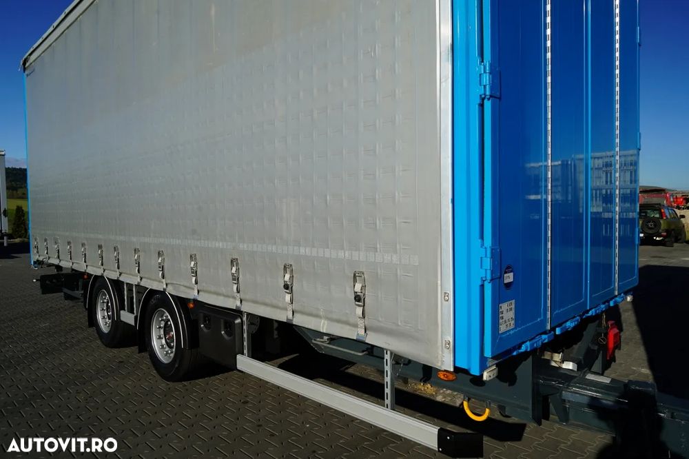 Volvo FH 460 / TRAVEL TANDEM / 120 M3 / AER CONDIȚIONAT PARCARE / AXĂ RIDICATĂ ȘI DE DIRECȚIE / PODEA REZISTENTĂ / + REMORCĂ FRUEHAUF 8,10 M / SAF / - 18