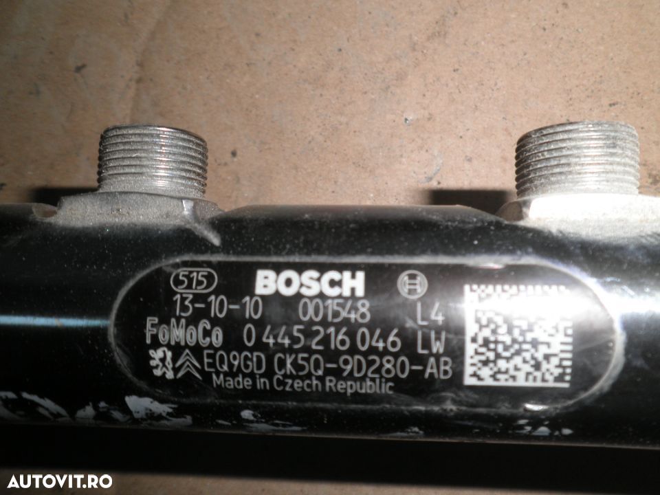 Rampa Injectoare Stanga Land Rover Range Rover Sport 3.0 D 2015 0 445 216 046 , CK5Q-9D280-AB - 2