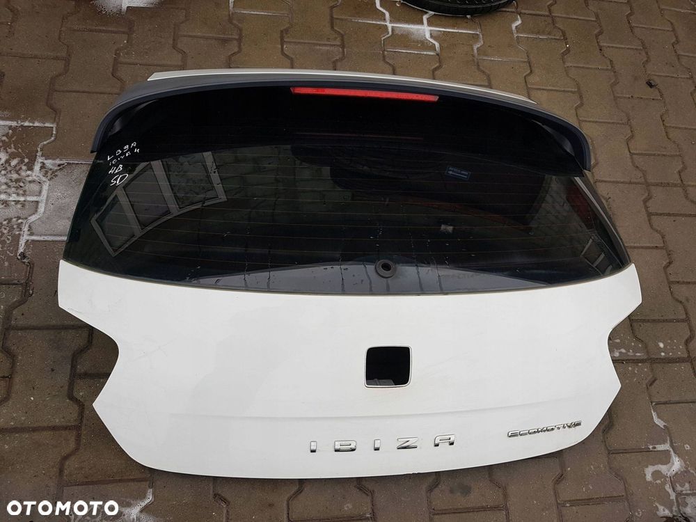 SEAT IBIZA 4 IV LIFT 12-17r HB KLAPA BAGAŻNIKA TYŁ LB9A 5D