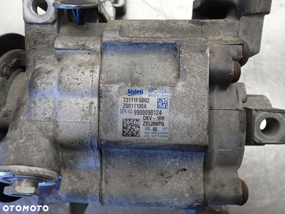 SPRĘŻARKA KLIMATYZACJI SUBARU IMPREZA III GH 73111FG002 Z0011100A 9900098124 - 5