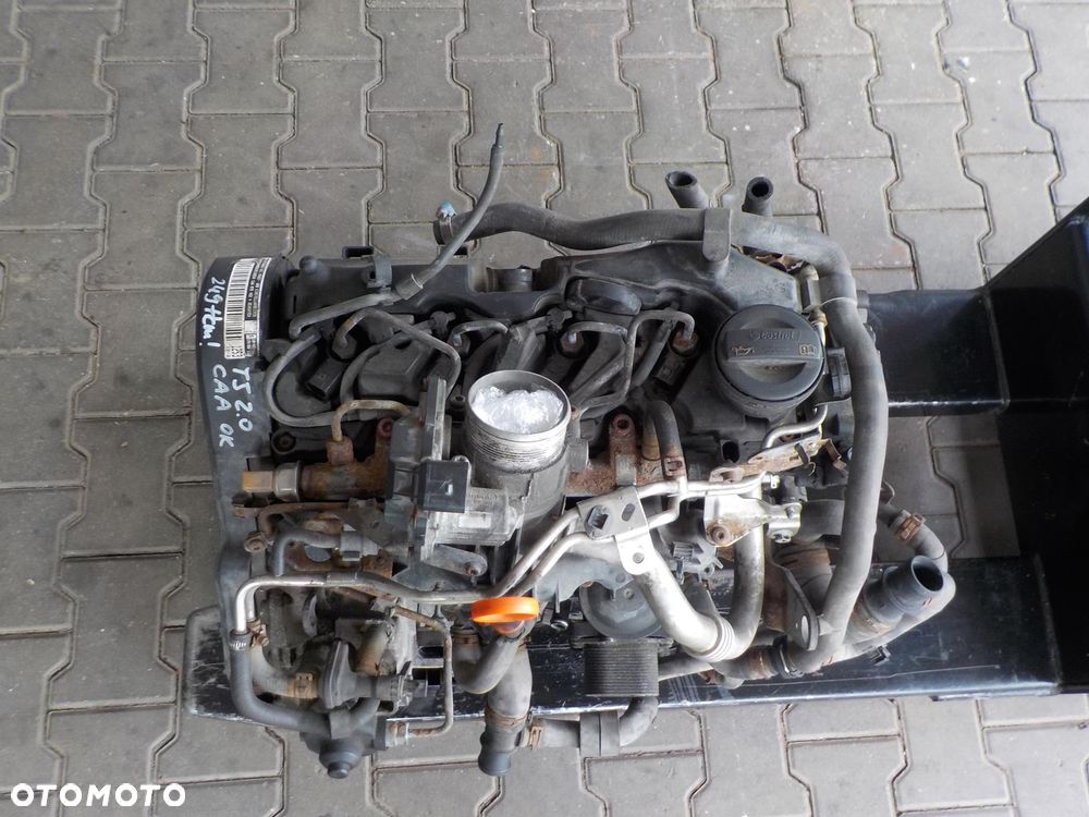 VW T5 T6 SILNIK 2.0 TDI CAA + WTRYSKI + POMPA + KOLEKTOR KOMPLETNY - 2