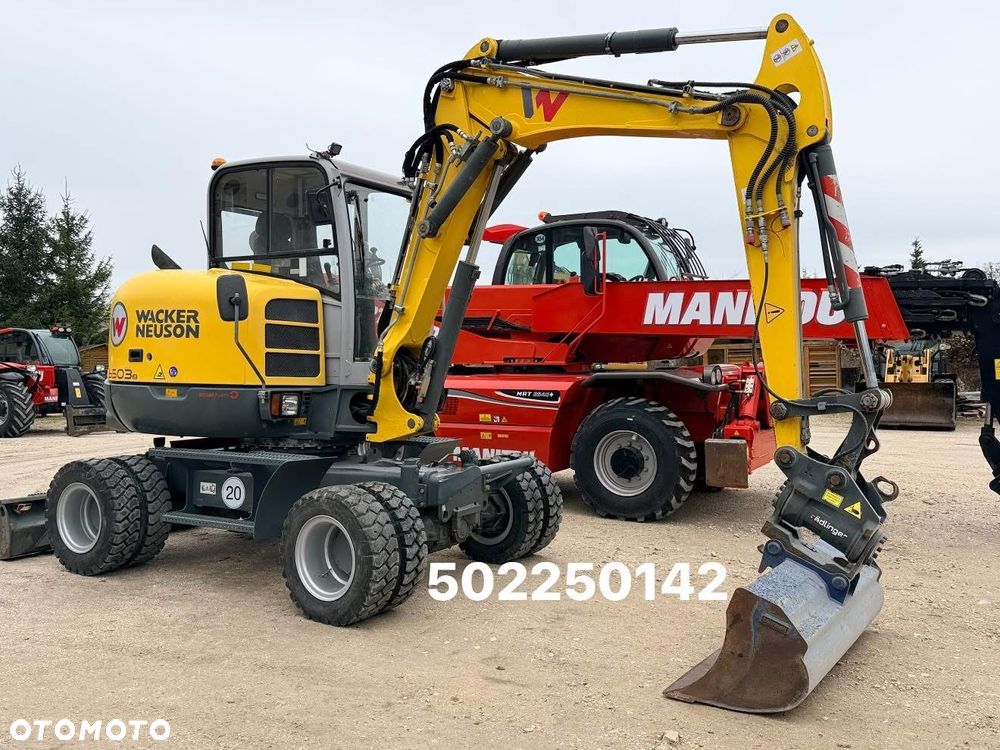 Terex Koparka kołowa TEREX Tw85 SCHAEFF HML32 1 wł 4300mth  ramię 3xłamane koła na bliźniaku 85% 3 łyżki do kopania Dodatk linie hydr. CatM314 309 Volvo EWR130E Jcb110w Case WX95 YANMAR B95W - 30