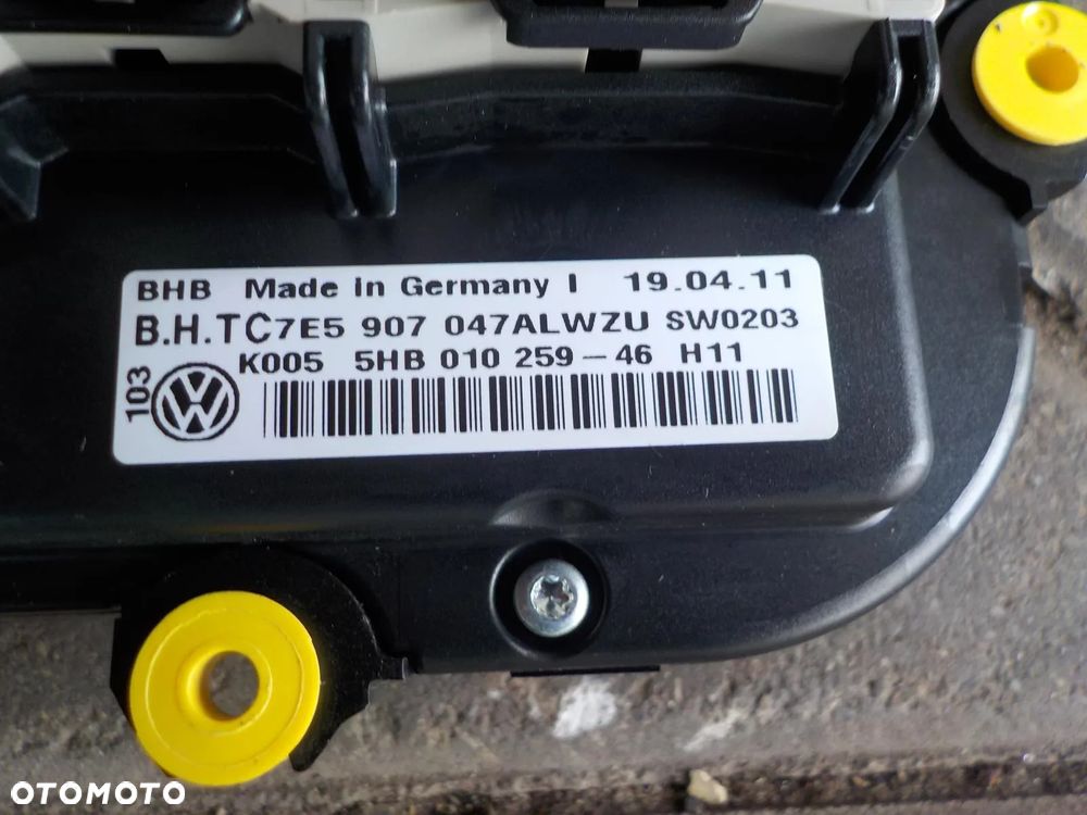 VW T5 LIFT PANEL OGRZEWANIA NAWIEWU KLIMATYZACJI 7E5907047AL - 3
